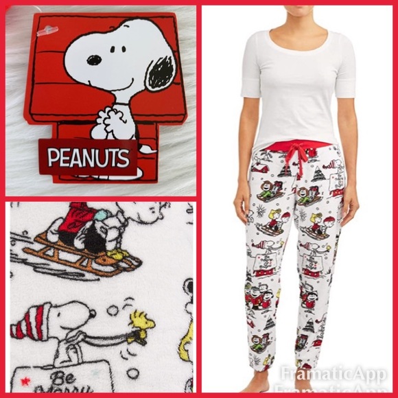 Peanuts Other - 🔥🔥🎄🆕PEANUTS Snoopy Charlie Brown Sleep Pants